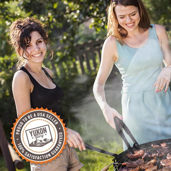 Yukon Glory Grill N Serve BBQ Basket Set, Includes 3 BBQ Baskets