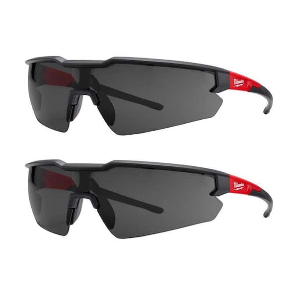 Milwaukee Safety Glasses with Tinted Fog-Free Lenses (2-Pack)