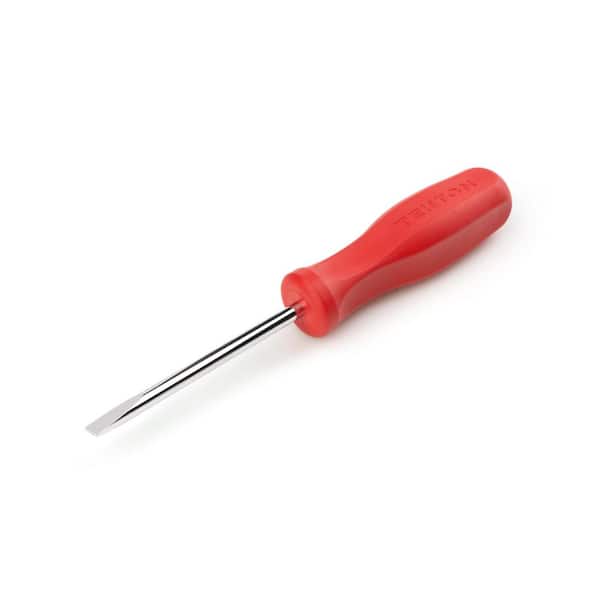 TEKTON 1/4 in. Slotted Hard Handle Screwdriver