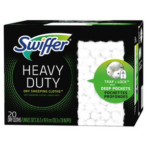 Sweeper Heavy Duty Dry Sweeping Cloths (20-Count)