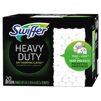 Sweeper Heavy Duty Dry  Sweeping Cloths (20-Count)