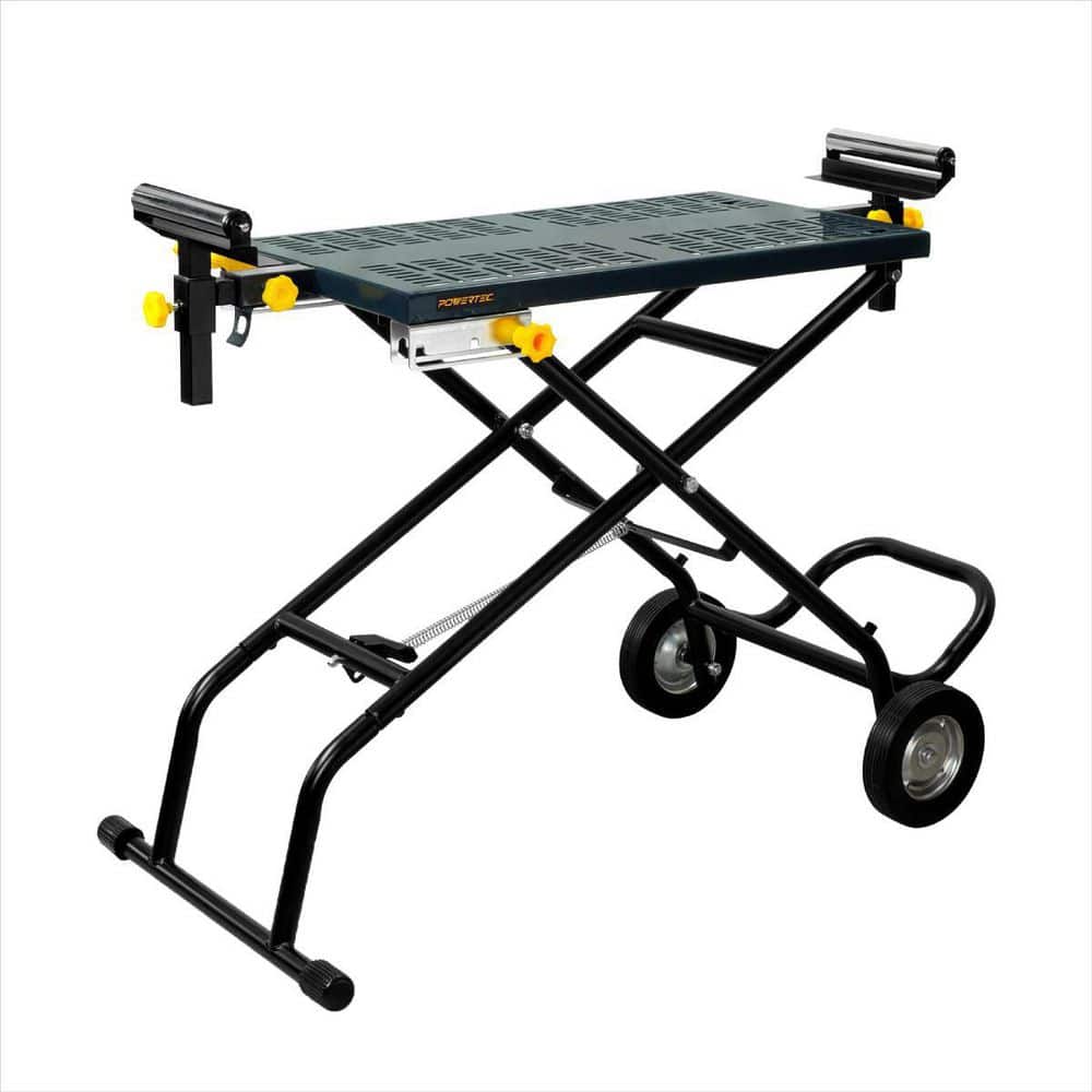 DEWALT Thickness Planer and WEN Multi-Purpose Rolling Planer and Miter Saw  Tool Stand with Extension Rollers (MSA658T)