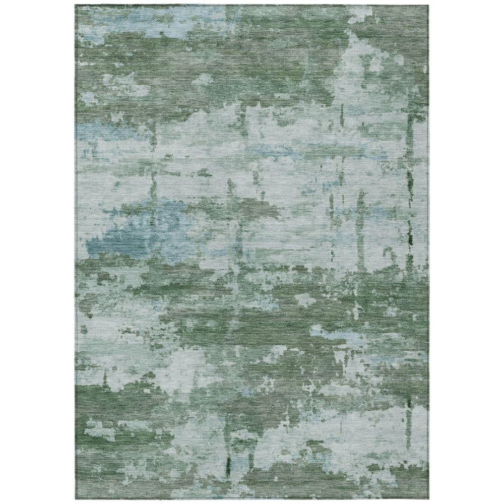 Chantille Machine Washable Indoor/Outdoor Abstract ACN2362 Aloe 3 ft. x 4 ft. Area Rug price history on PriceWatchPro