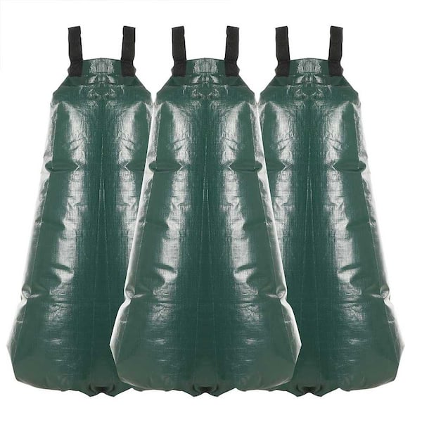 Oyezvary 20 Gal. PVC Tree Watering Bag for Slow Release Drip Irrigation, Reusable Water Bags for Trees