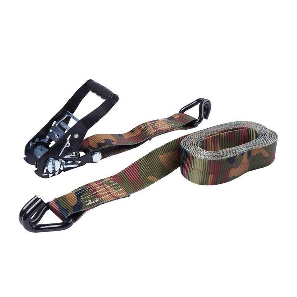 New Ratchet Tie-down Straps With J-hooks Security Furniture Transport Carrying 