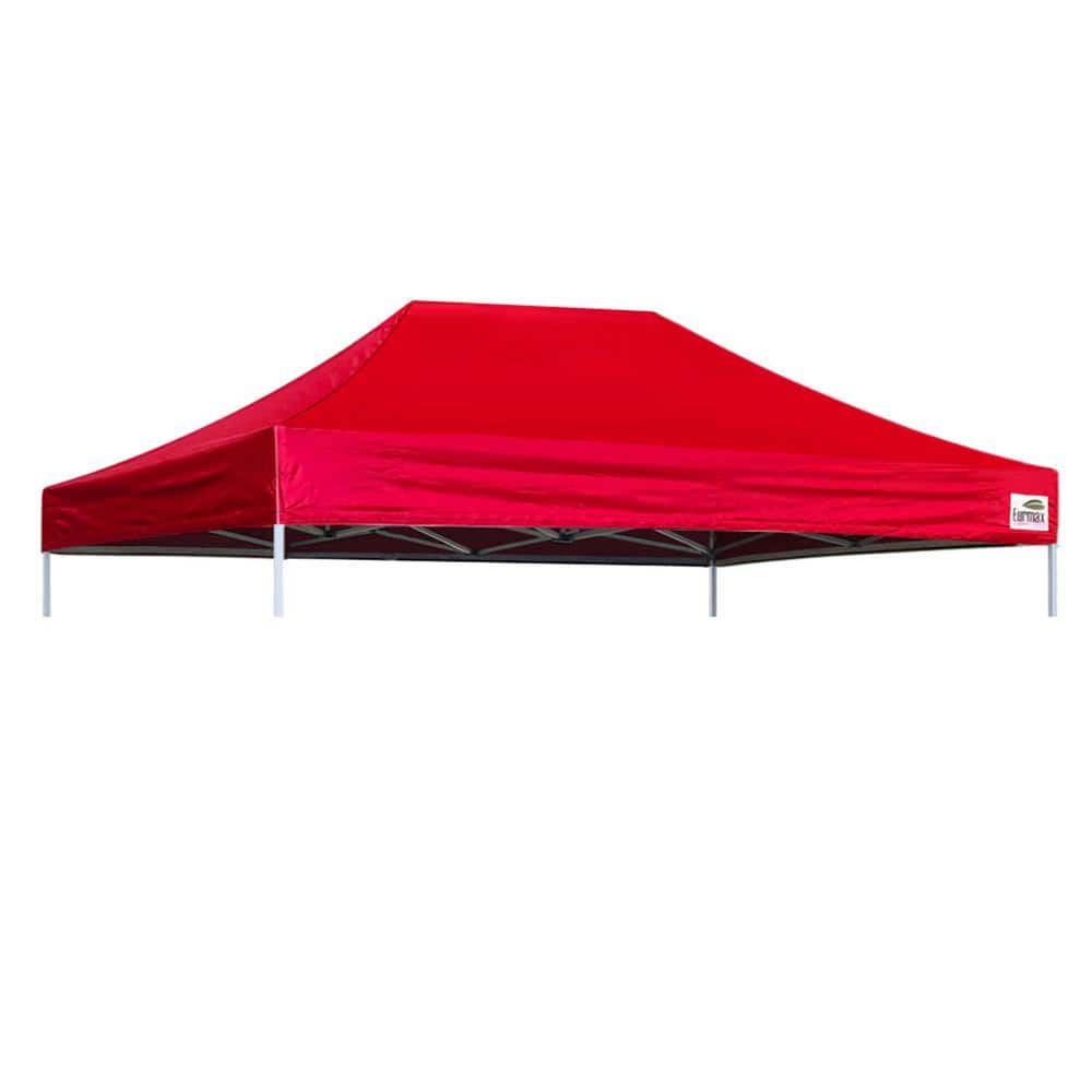 USA Pop Up 10 ft. x 15 ft. Replacement Canopy Tent Top Cover, Instant Ez Canopy Top Cover ONLY (Red)