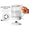 OVENTE 6.3-Cup Black Glass Electric Kettle with ProntoFill Technology -  Fill Up with the Lid On KG516B - The Home Depot