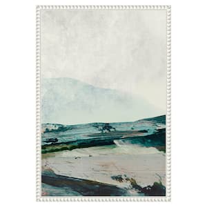 "Mountain Mists" by Dan Hobday 1-Piece Floater Frame Giclee Abstract Canvas Art Print 23 in. x 16 in.