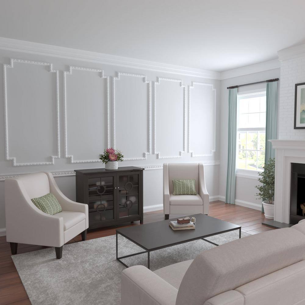 Sellek 31"W x 62"H Gray Urethane Panel Moulding Kit