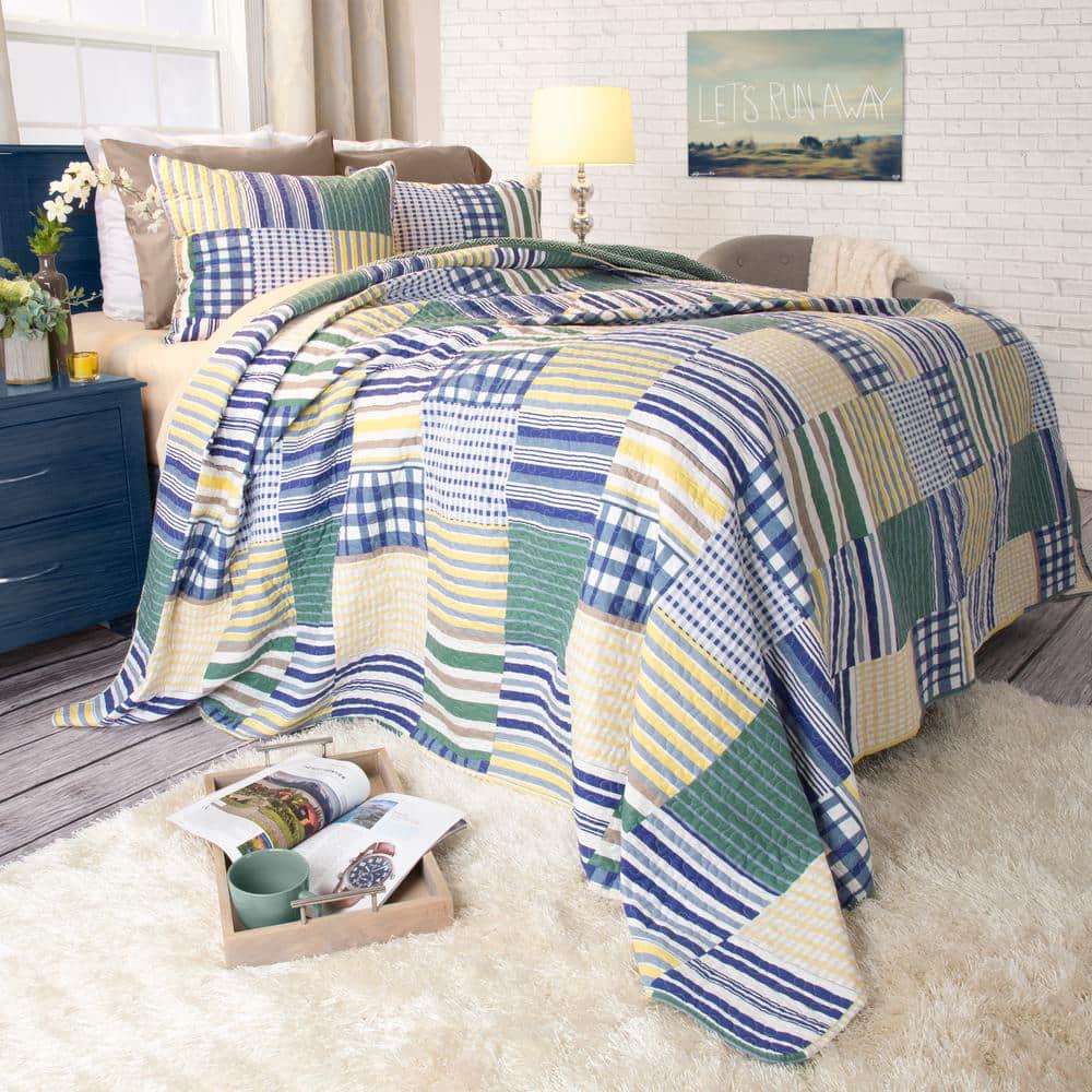 UPC 886511777026 product image for Lynsey 3-Piece Yellow Queen Quilt Set | upcitemdb.com
