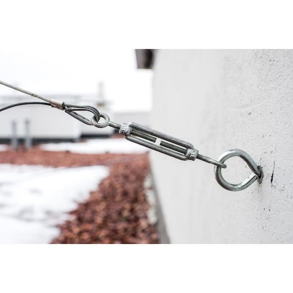KingChain 1/8 in. x 3/16 in. x 50 ft. PVC-Coated Galvanized