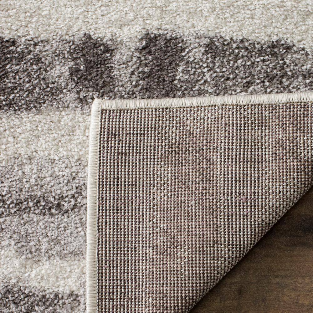 Ivory Rectangular Easy-Care Synthetic Rug 36"x4"