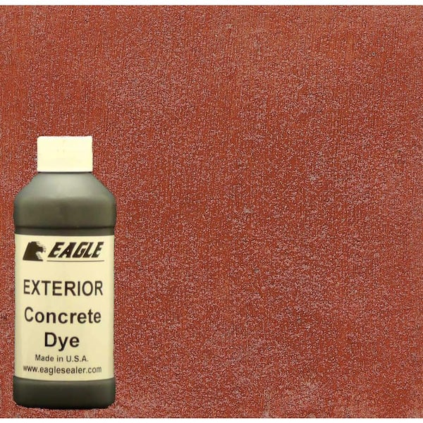 Eagle 1-gal. Red Rock Exterior Concrete Dye Stain Makes with Acetone from 8-oz. Concentrate