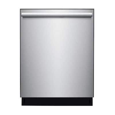 24 in. in Stainless Steel Pro-Style Built-In Smart Dishwasher Cabinet Front Panel