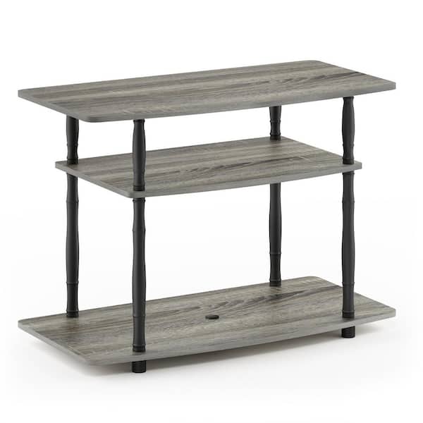 Furinno Turn-N-Tube French Oak TV Stand Entertainment Center Fits TV's up to 32 in. with Classic Tubes