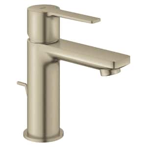 Lineare Single Hole Single-Handle XS Bathroom Faucet with Drain Assembly in Brushed Nickel