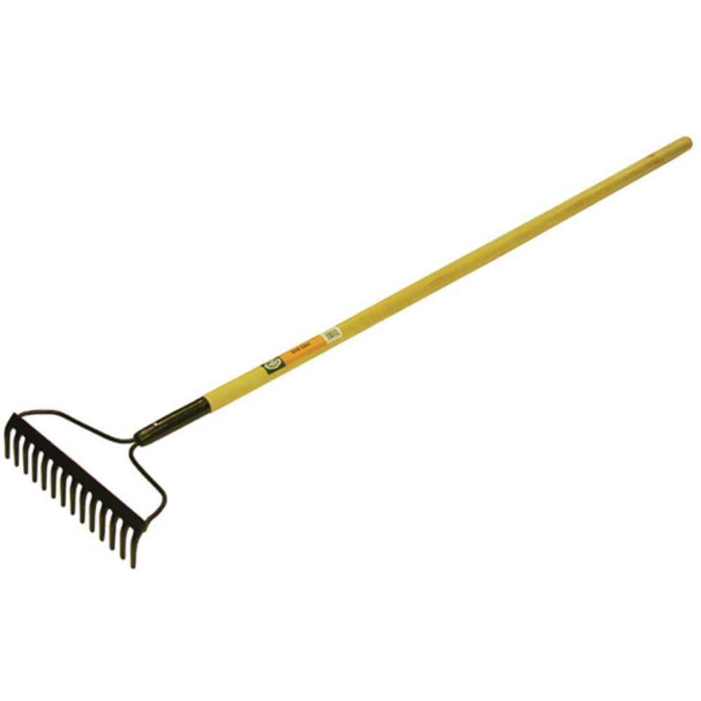 HB Smith 54 in. 14-Tine Bow Rake BR20 - The Home Depot