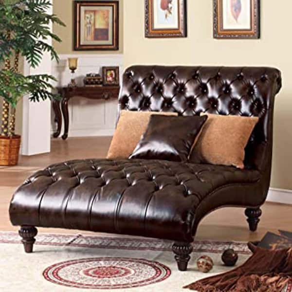 HomeRoots Brown Balloon Chair Set of 1