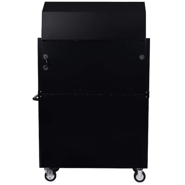Husky - 46 in. 14-Drawer Tool Chest and Cabinet Combo in Black