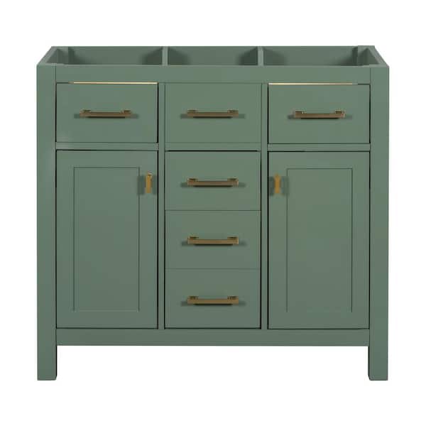 Staykiwi 36 in. W x 18 in. D x 33 in. H Freestanding Bath Vanity Cabinet Without Top in Green