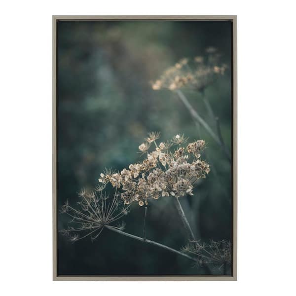 Kate and Laurel Sylvie Fall Stems by Emiko and Mark Franzen of F2Images Framed Canvas Plant Art Print 23 in. x 33 in.