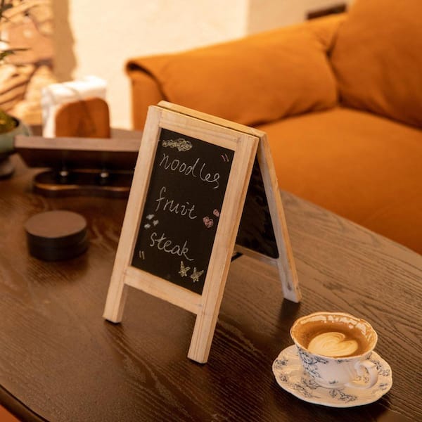 Vintiquewise 11 in. H x 9 in. W Framed Wooden Chalkboard Sign