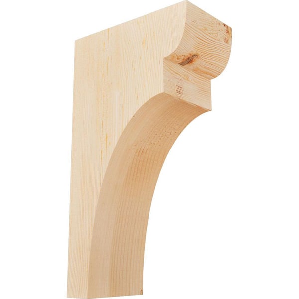Ekena Millwork 5-1/2 in. x 10 in. x 18 in. Douglas Fir Yorktown Smooth Corbel
