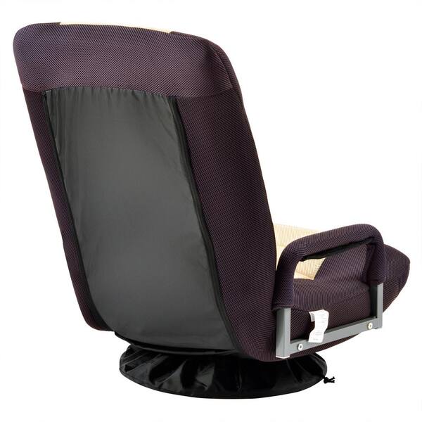 brown rocker gaming chair