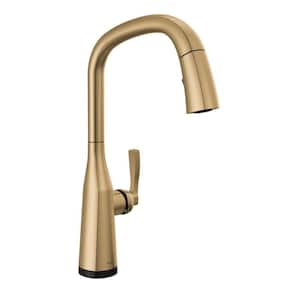 Delta Monrovia Gold Single-Handle Pull Down Sprayer Kitchen Faucet