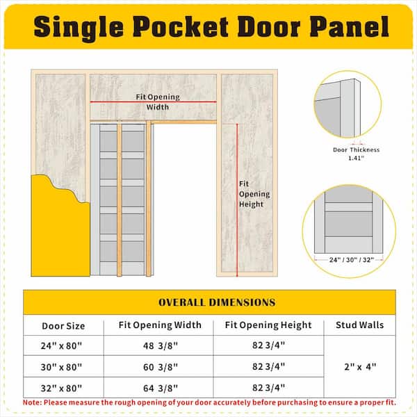 28 in. x 80 in. 3-Panel, Solid Core, DIY Painted, White Primed, MDF, Pre-Assembled Sliding Door with All Hardware