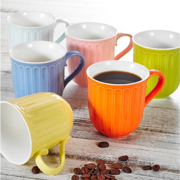 PANBADO Porcelain Mug Set Coffee Tea Water Cup Ceramic Mug Set (13cm (400ml))