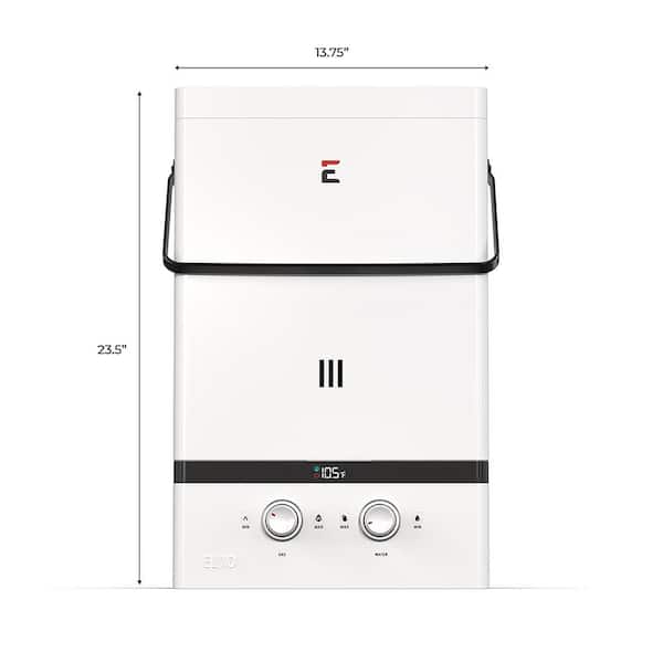 Luxe 3.0 GPM Portable Outdoor Gas Tankless Water Heater