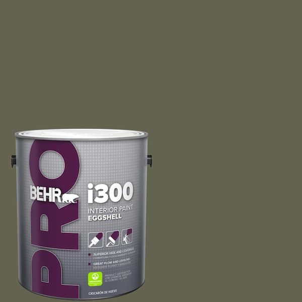 BEHR PRO 1 Gal. #400F-7 Groundcover Eggshell Interior Paint