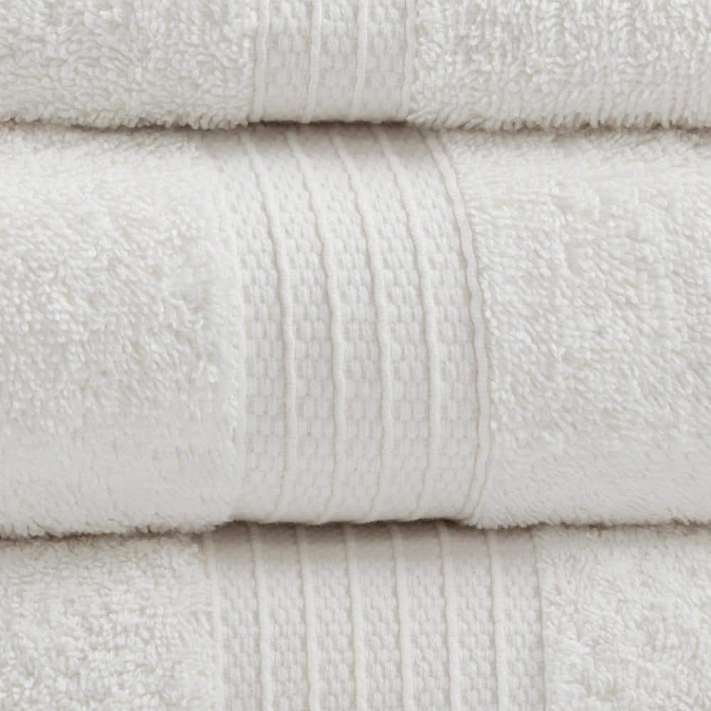 Organic Cotton Set of Six Hand Towels in Assorted Colors