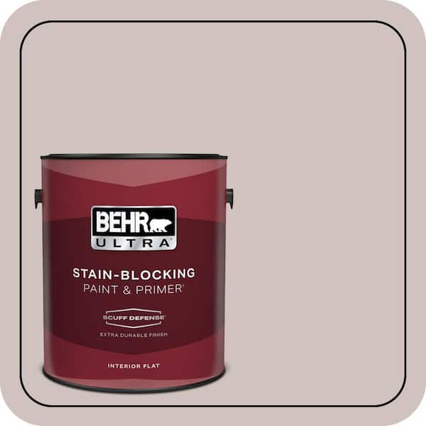 BEHR ULTRA 1 gal. #720A-3 Malt Extra Durable Flat Interior Paint & Primer