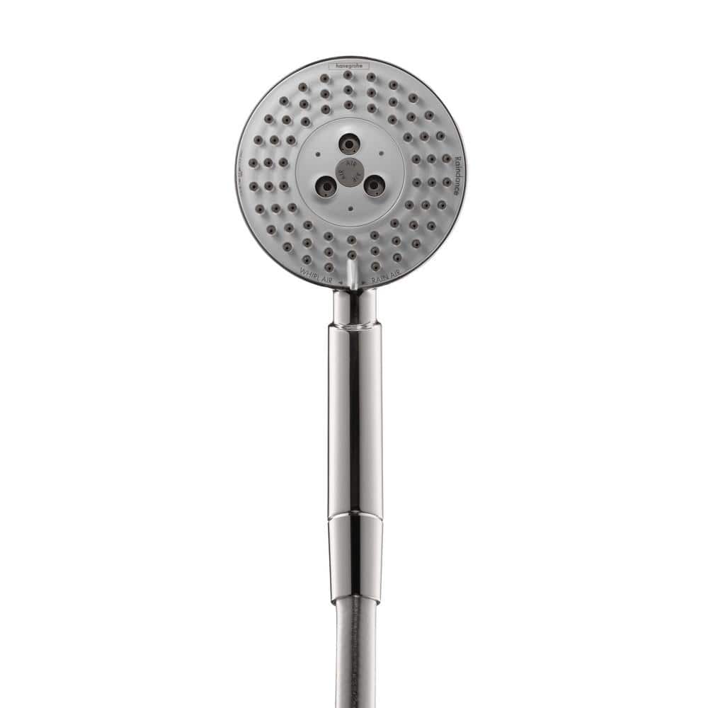 Chrome 4-inch Multi-Function Handheld Shower Head