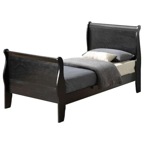 Louis Philippe Sleigh Bed with Low Footboard in your choice of
