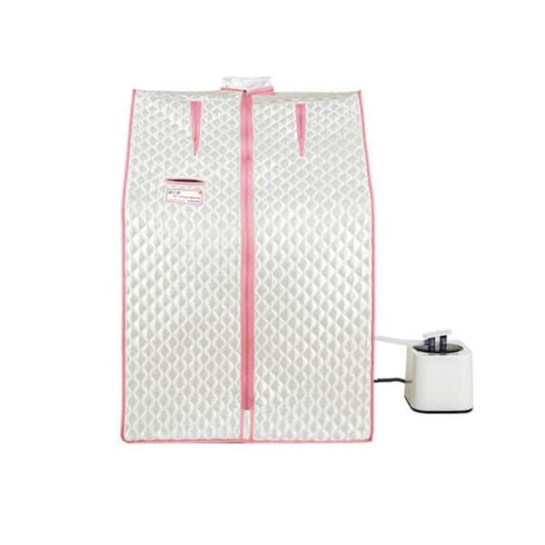 Unbranded 1-Person Half Body Silver Steam Sauna Tent for Spa Detox at Home PVC Pipe Connector Easy to Install