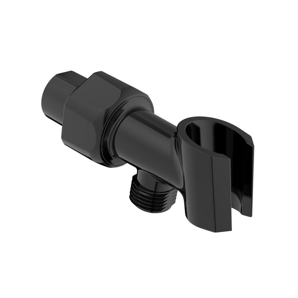 Matte Black Adjustable Handheld Shower Head with Stainless Steel Hose