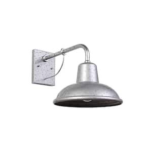 Renan 1-Light Galvanized Wall Sconce with Dimmable;Rust Resistant