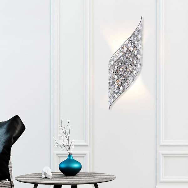 Chique 4 Light Wall Sconce With Chrome Finish