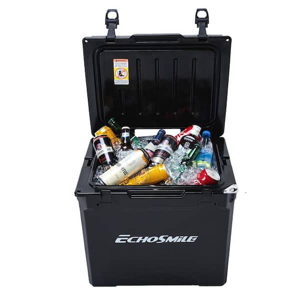 45 qt. Food & Beverage Chest Cooler, Insulated Ice Box With Wheels