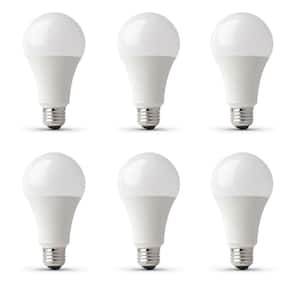 100-Watt Equivalent A21 Non-Dimmable CEC Title 20 Compliant 90+ CRI E26 Medium LED Light Bulb, Daylight 5000K (6-Pack)