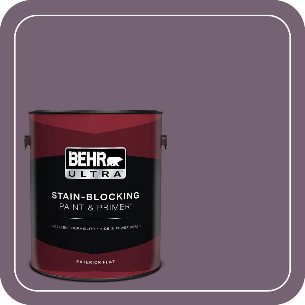 1 gal. #680F-6 Shy Violet Flat Exterior Paint & Primer price history on PriceWatchPro