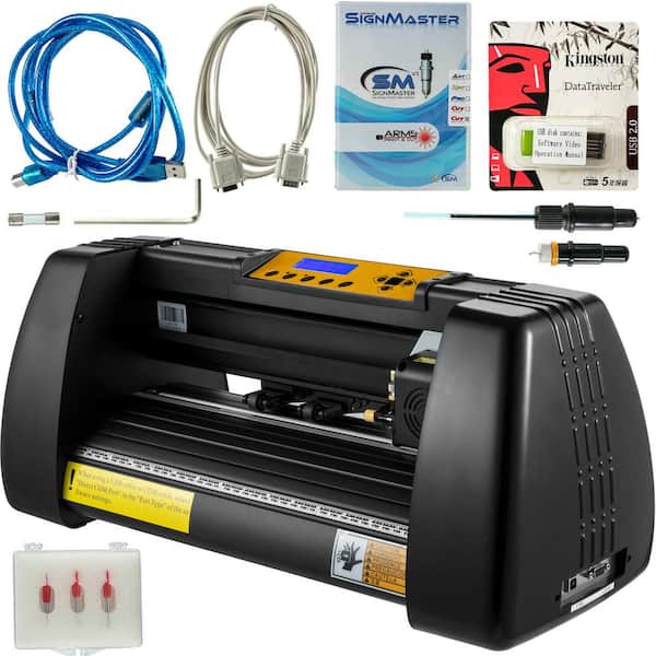 SVOPES 14 in. Vinyl Cutter Plotter, Label Sign Maker, SignMaster Tool Kit, Precise Cutting, Home Office Use