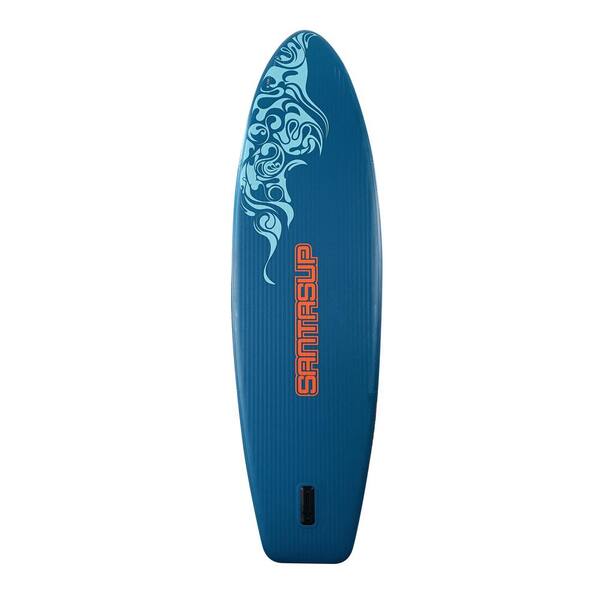 Afoxsos 9.83 ft. Antique Blue Green PVC Inflatable Stand Up Paddle Board with Accessories