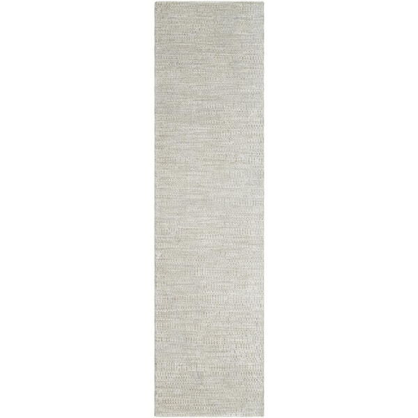 Livabliss Masterpiece Gray Traditional 2 ft. x 7 ft. Indoor Area Rug