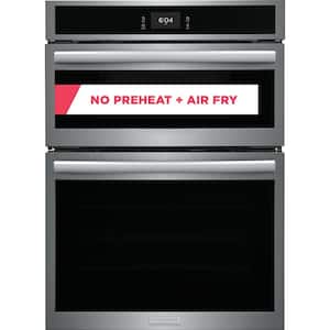 30 in. Electric Wall Oven and Microwave Combination with Total Convection in Smudge-Proof Stainless Steel