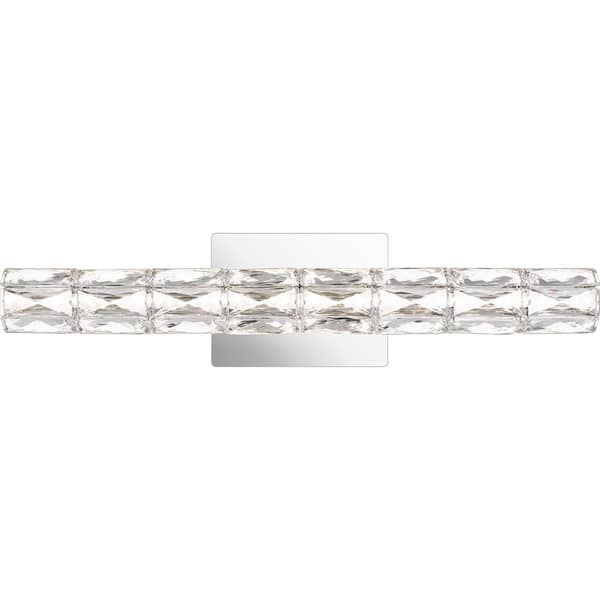 Quoizel Luster 24 in. Polished Chrome Integrated LED Vanity Light