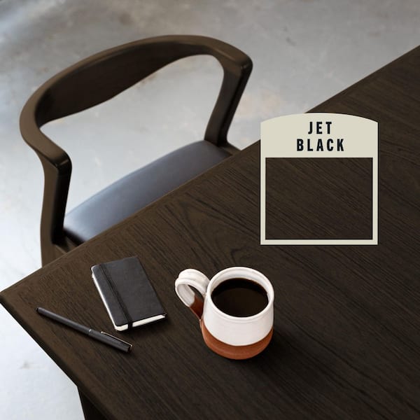 1 qt. Jet Black Premium Fast Dry Interior Wood Stain